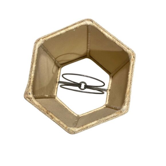 Vintage Mini Lamp Shade Silk Fabric Chandelier Sconce - Picture 3 of 4